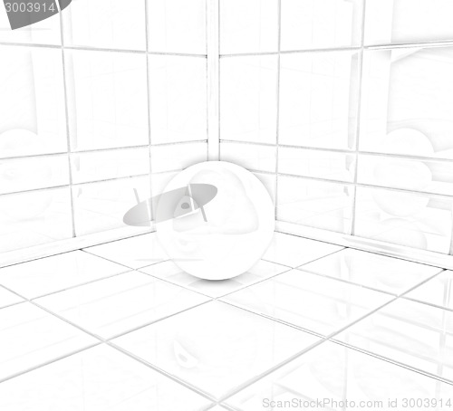 Image of Corner in the room with ball 