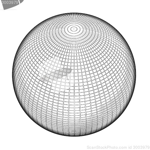 Image of Gold Ball 3d render 