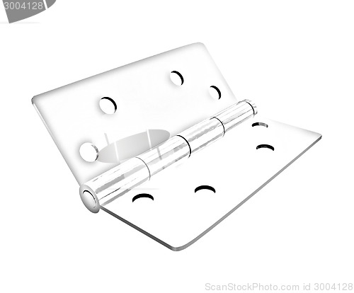 Image of assembly metal hinges