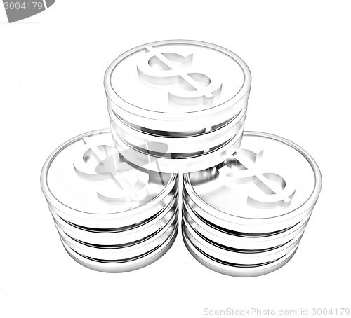 Image of Gold dollar coins