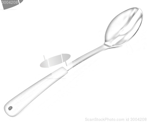 Image of Gold long spoon