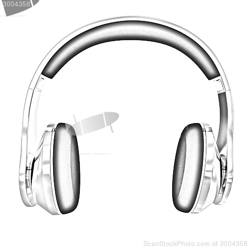 Image of Chrome headphones