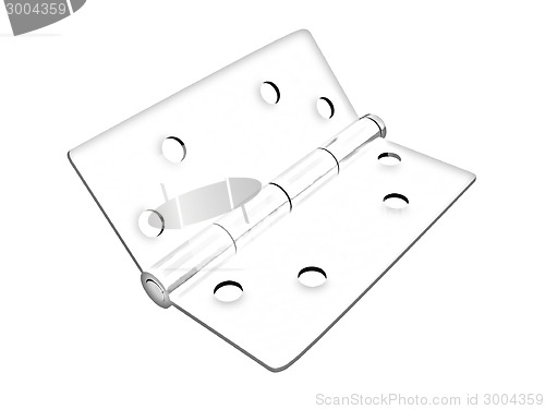 Image of assembly metal hinges