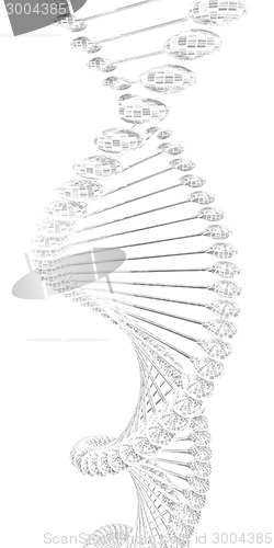 Image of DNA structure model 