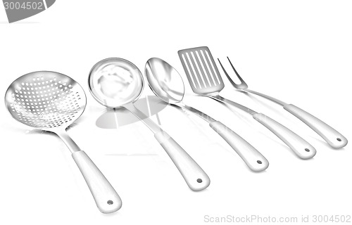 Image of Gold cutlery