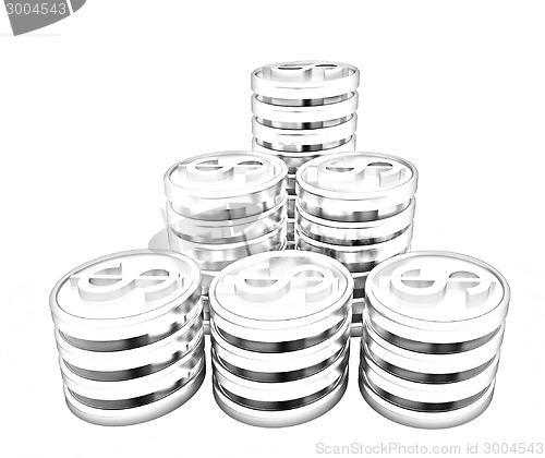 Image of Gold dollar coins