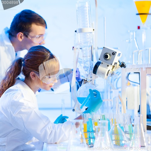 Image of Young chemists in the laboratory.