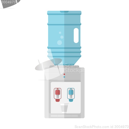 Image of Flat vector icon for water cooler