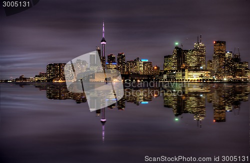 Image of Night Shot Toronto City