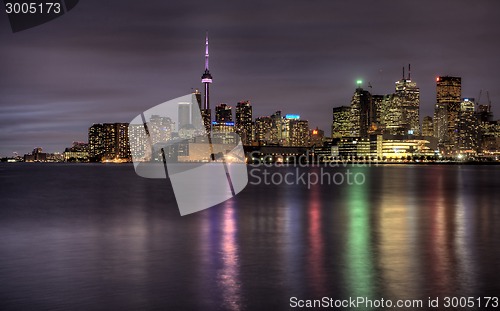 Image of Night Shot Toronto City