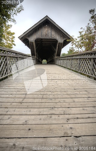 Image of Wooden Covered Bridge