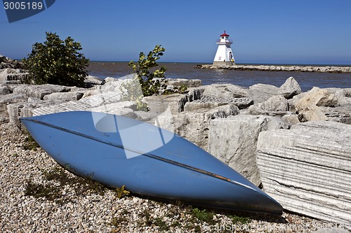 Image of Lighthouse on Lake Huron 