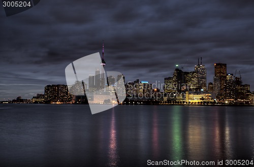 Image of Night Shot Toronto City