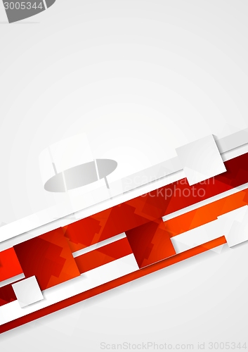 Image of Corporate red tech design