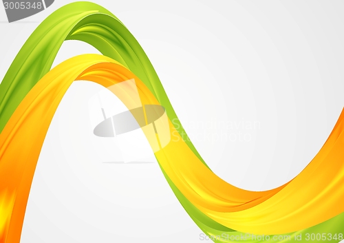 Image of Colorful blurred waves