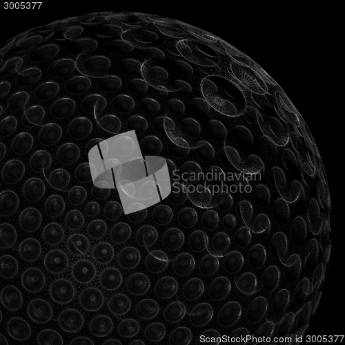 Image of golf ball mesh