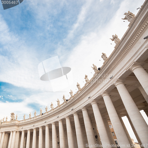 Image of St Peter's Square in Vatican. Rome.