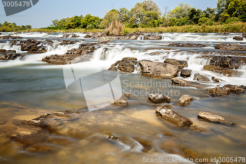 Image of Famous Popa falls in Caprivi, North Namibia