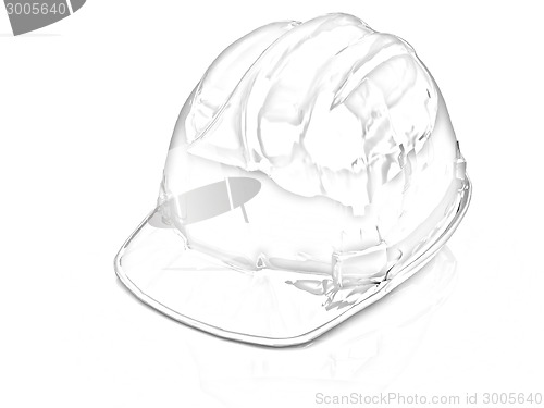 Image of Yellow safety helmet