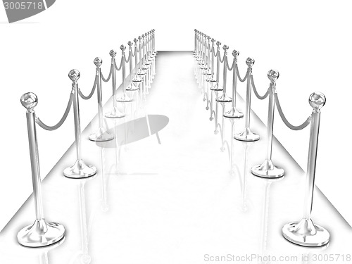 Image of 3d illustration of path to the success 