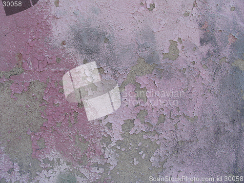 Image of Peeling purple paint