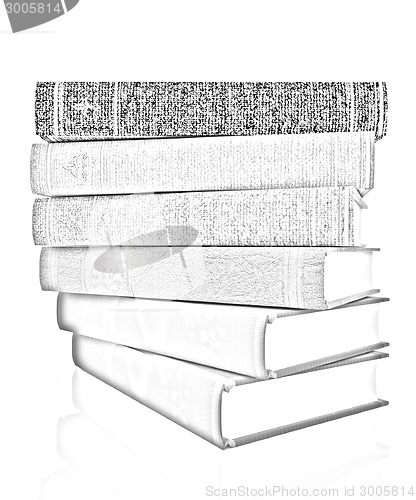 Image of The stack of books