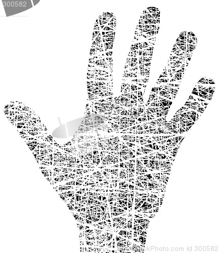 Image of Grunge hand
