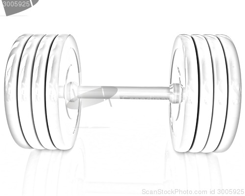 Image of Colorful dumbbell 