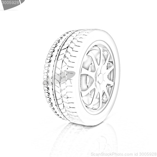 Image of car wheels icon