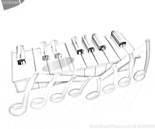 Image of Colorfull piano keys