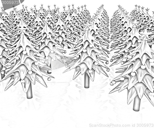 Image of Christmas trees