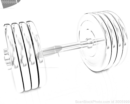 Image of Metal dumbbell 