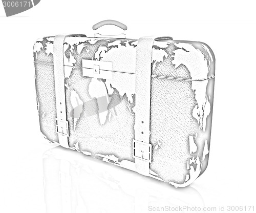 Image of suitcase for travel 