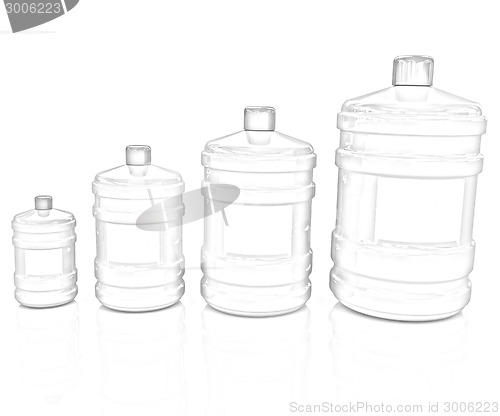 Image of water bottles