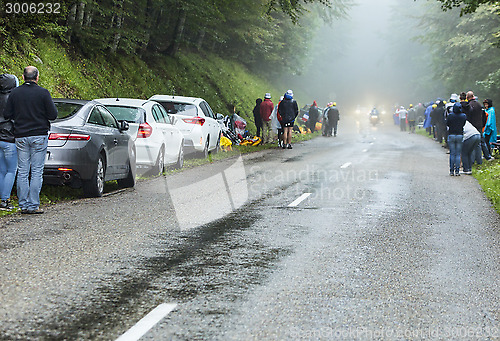 Image of Bad Weather on the Roads of Le Tour de France 2014