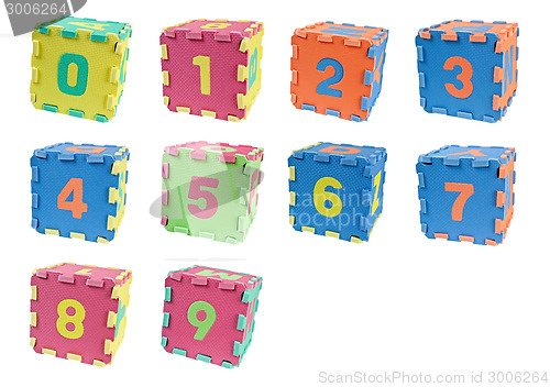 Image of Number cubes