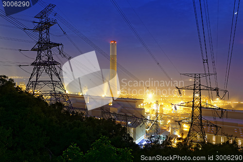 Image of petrochemical industrial power plant factory