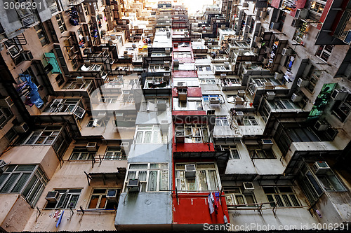 Image of Old apartments in Hong Kong 