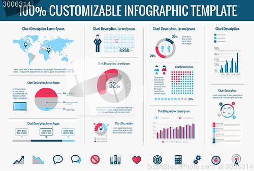 Image of Technology Infographic Elements