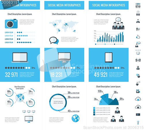 Image of Business Infographic Elements.