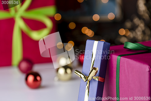 Image of Gifts and glitter balls