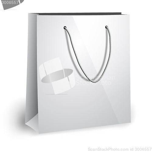 Image of Blank paper bag template