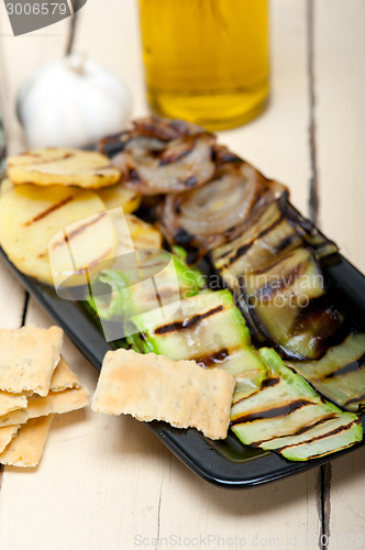 Image of grilled assorted vegetables 