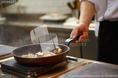 Image of Chef is cooking