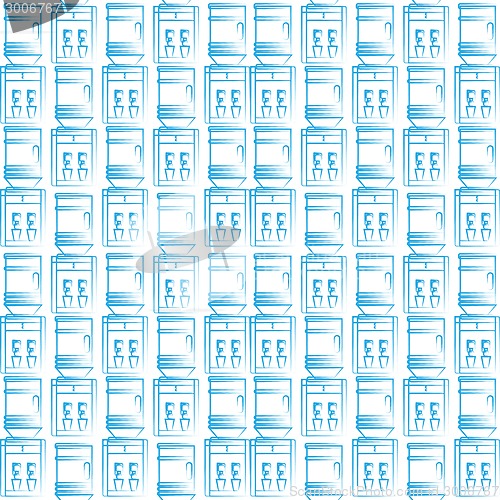 Image of Seamless vector background for water cooler