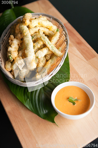 Image of Fried Tempura Asparagus