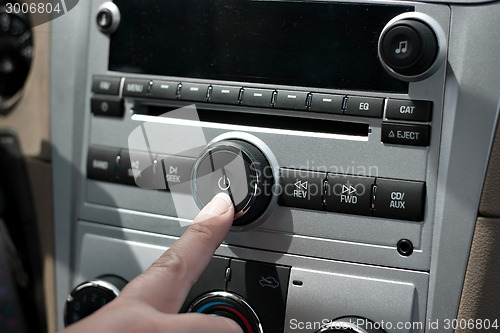 Image of Car Stereo Power Button