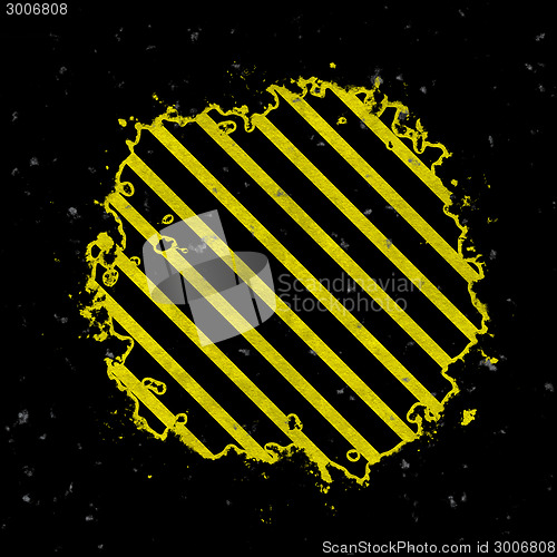 Image of Grunge Hazard Stripes