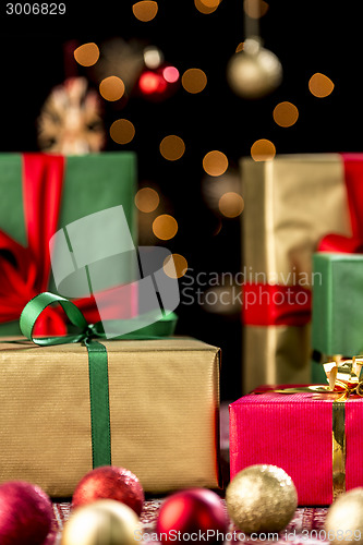 Image of Xmas Presents Between Baubles and Twinkles