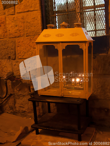 Image of Chanuka lights in Jerusalem